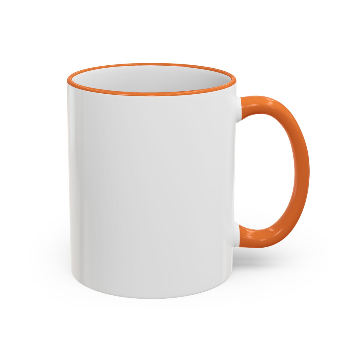 Accent Rim & Handle Mug (11oz, 15oz) - Racc-o-Lantern Mug (Bearded Racc Co)