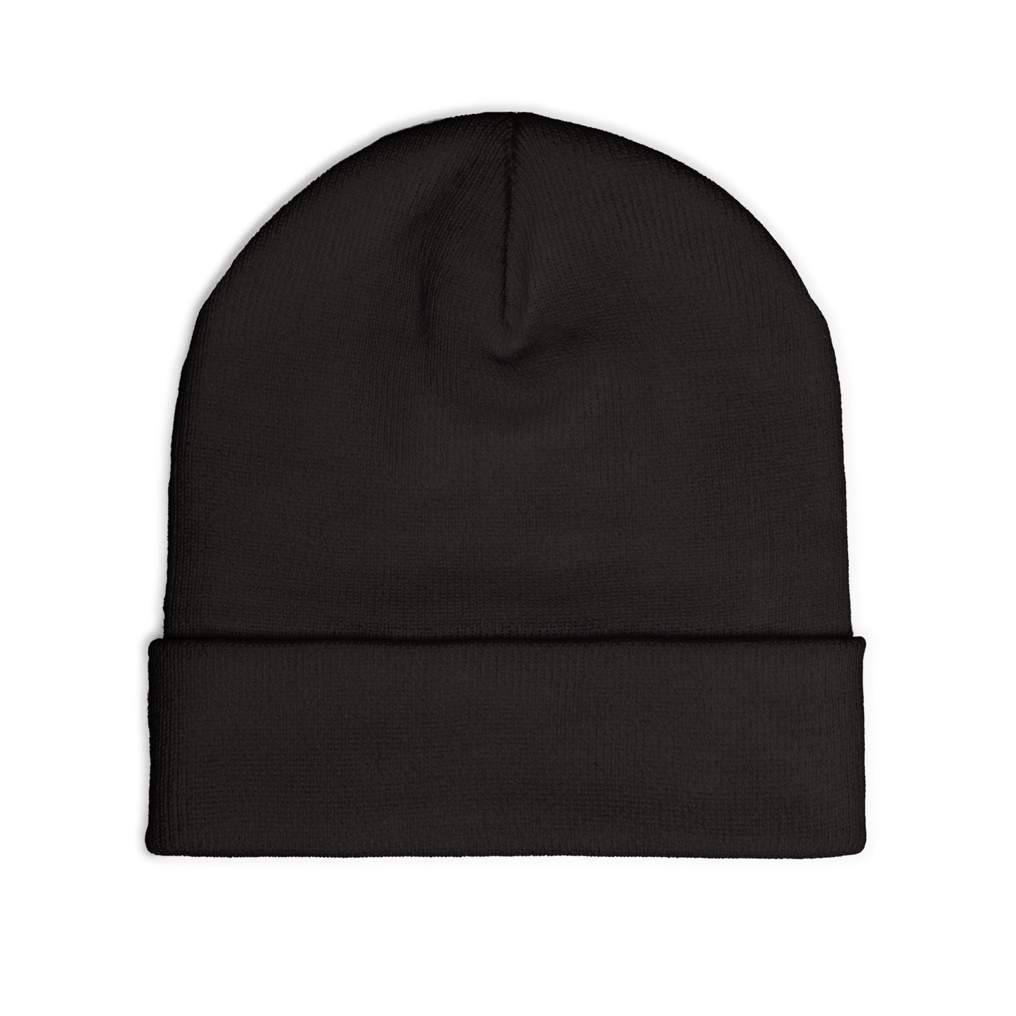 Embroidered Bearded Racc Knit Beanie — Bearded Racc Co Branded Winter Hat