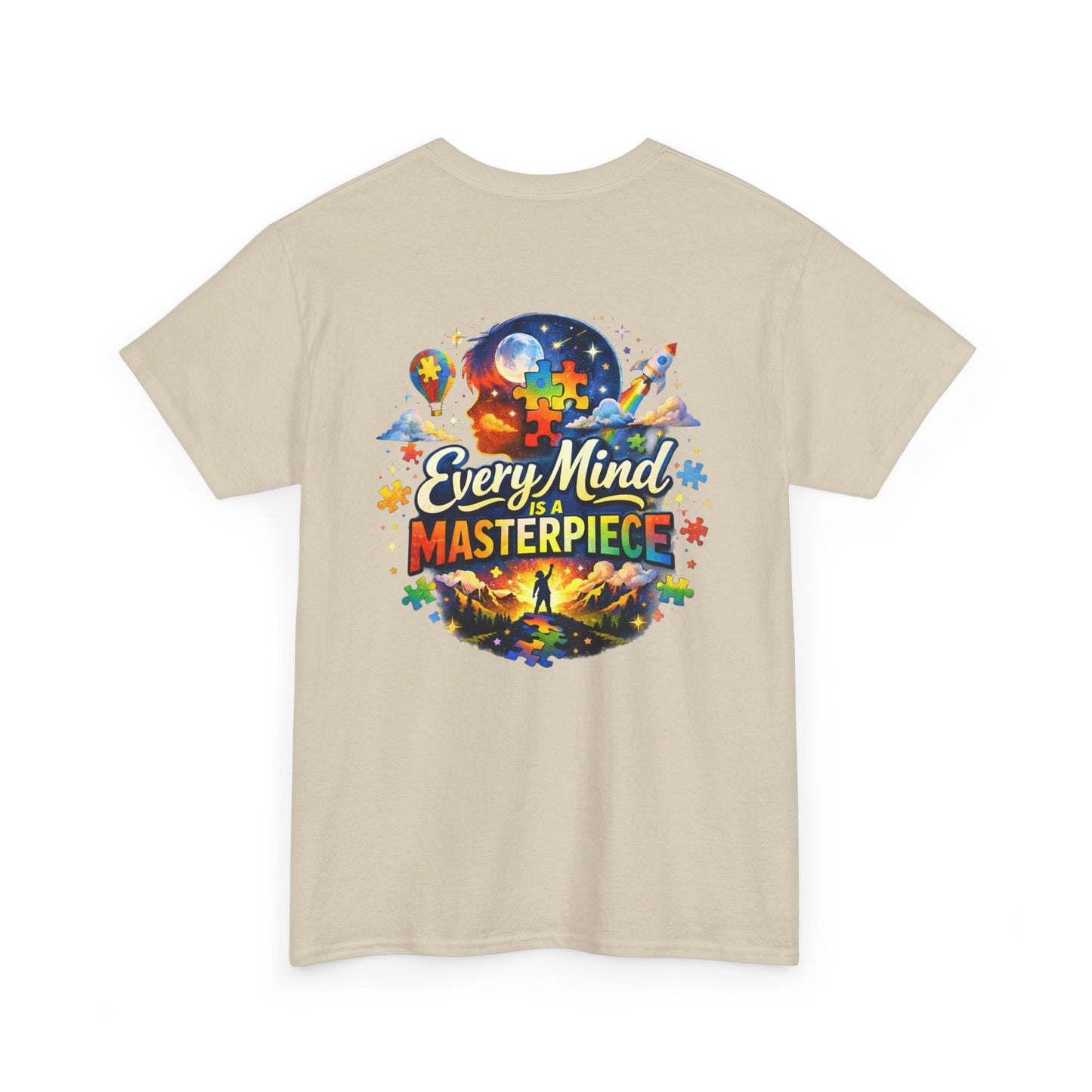 Autism Awareness T-Shirt - "Every Piece Matters" (Bearded Racc Co) Extended Sizes