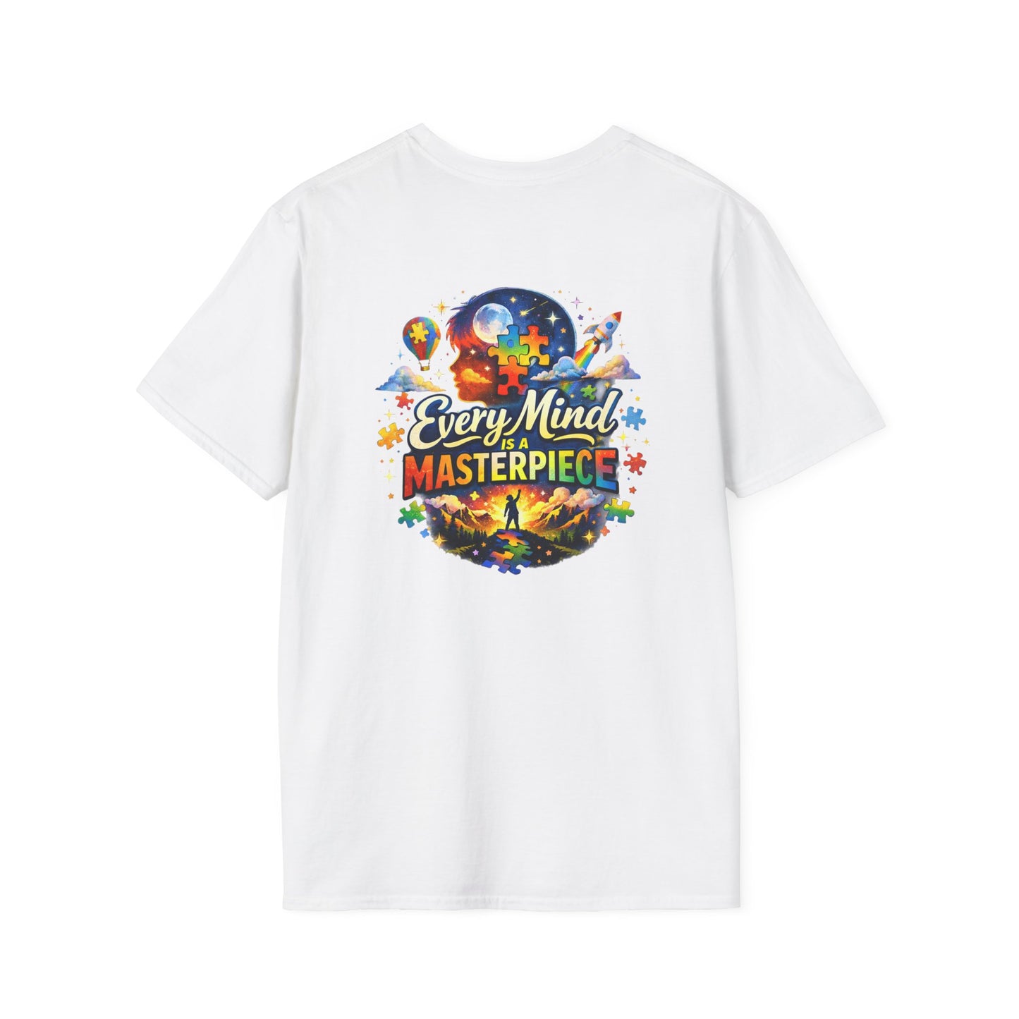 Autism Awareness T-Shirt — "Every Piece Matters" (Bearded Racc Co)