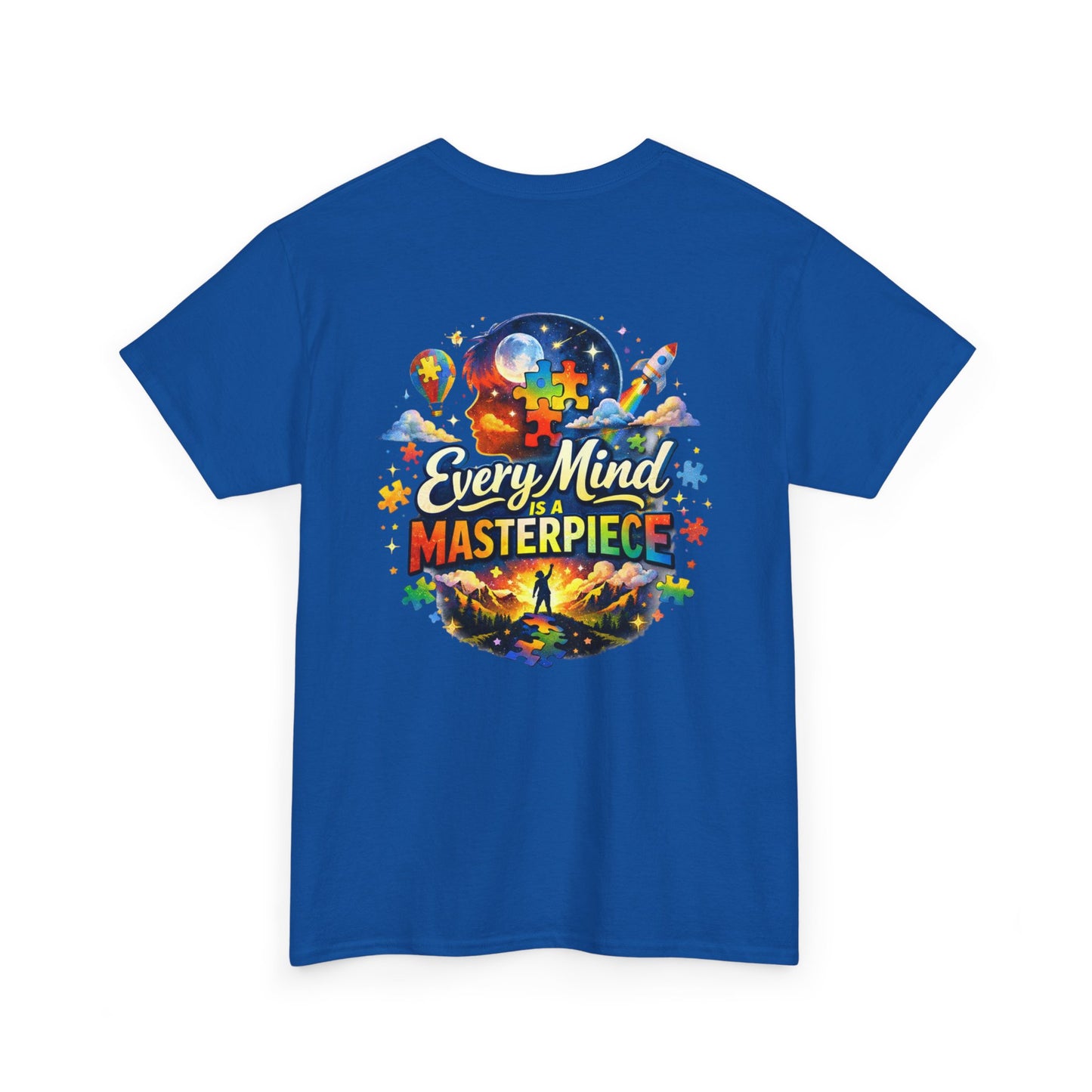 Autism Awareness T-Shirt - "Every Piece Matters" (Bearded Racc Co) Extended Sizes