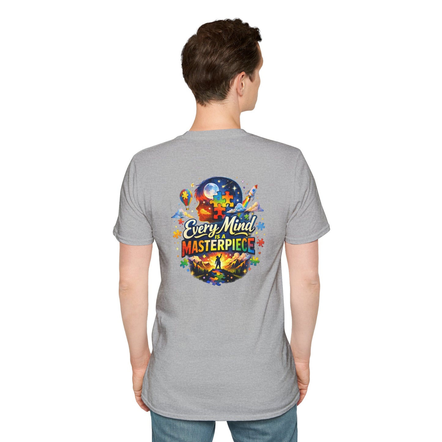 Autism Awareness T-Shirt — "Every Piece Matters" (Bearded Racc Co)