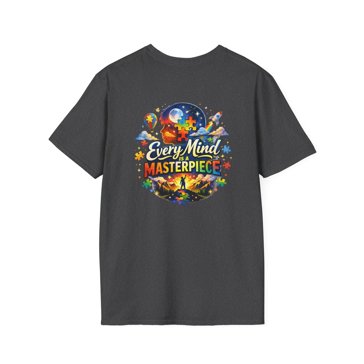 Autism Awareness T-Shirt — "Every Piece Matters" (Bearded Racc Co)