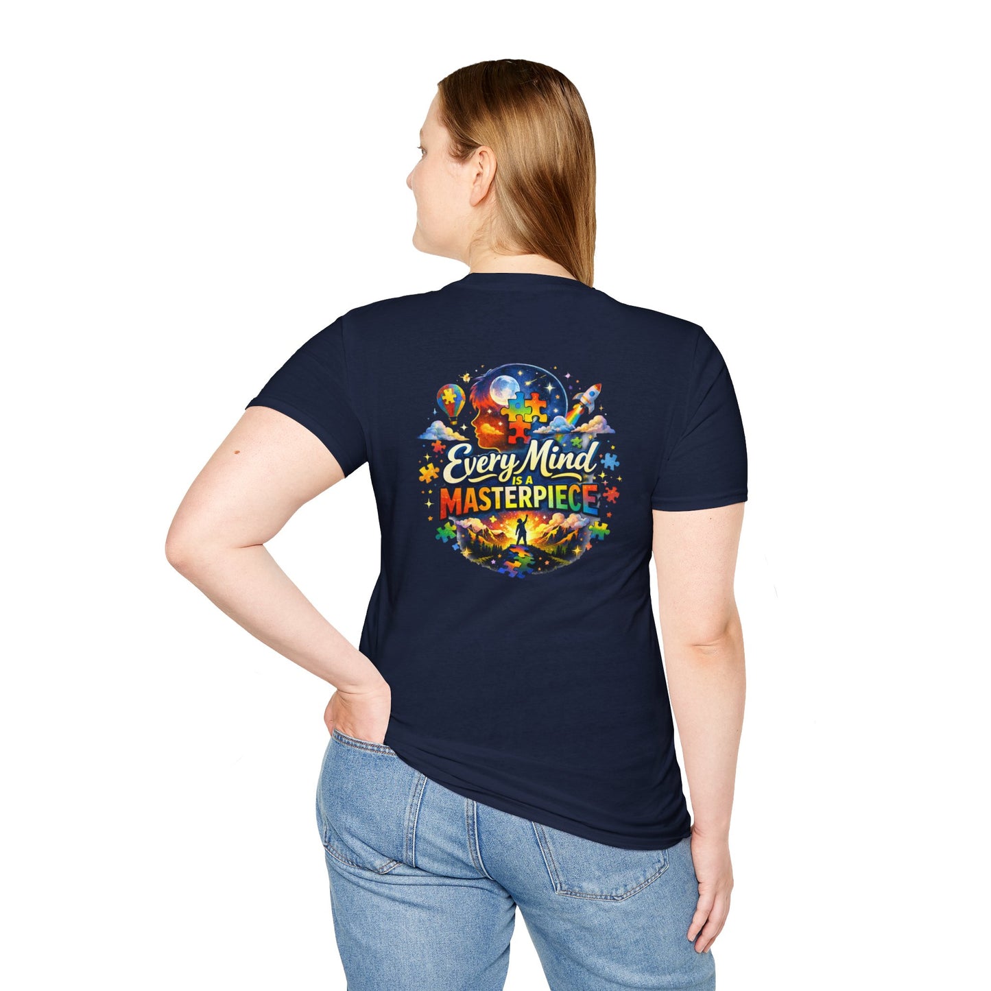 Autism Awareness T-Shirt — "Every Piece Matters" (Bearded Racc Co)