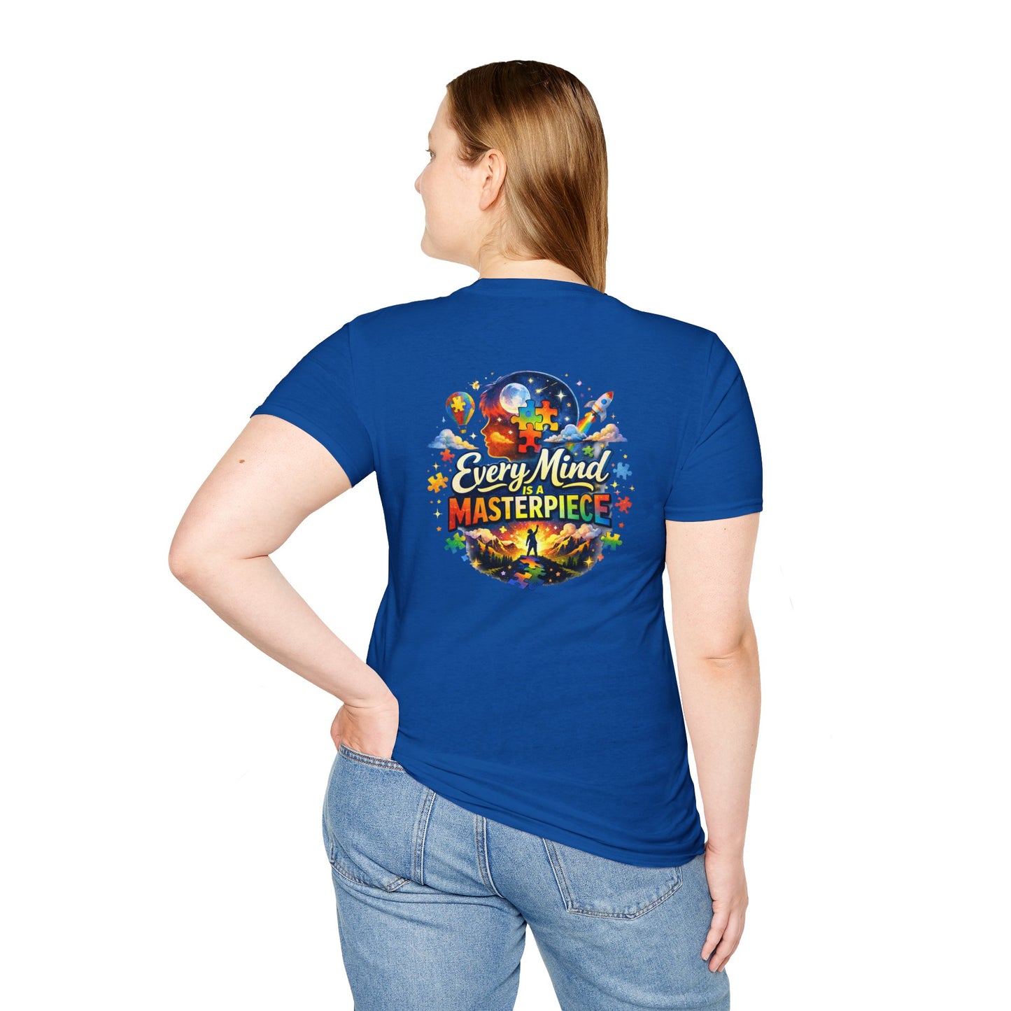 Autism Awareness T-Shirt — "Every Piece Matters" (Bearded Racc Co)