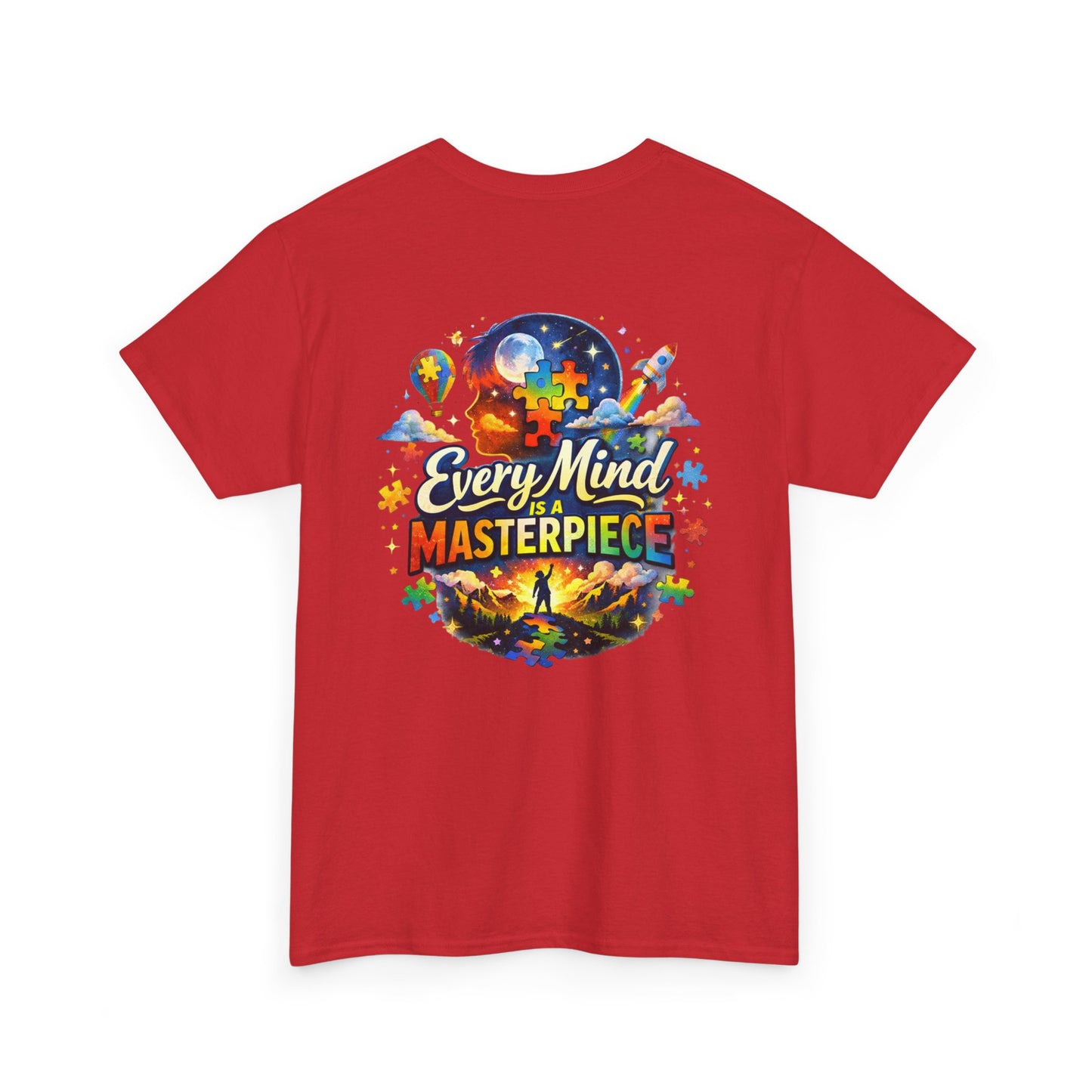 Autism Awareness T-Shirt - "Every Piece Matters" (Bearded Racc Co) Extended Sizes
