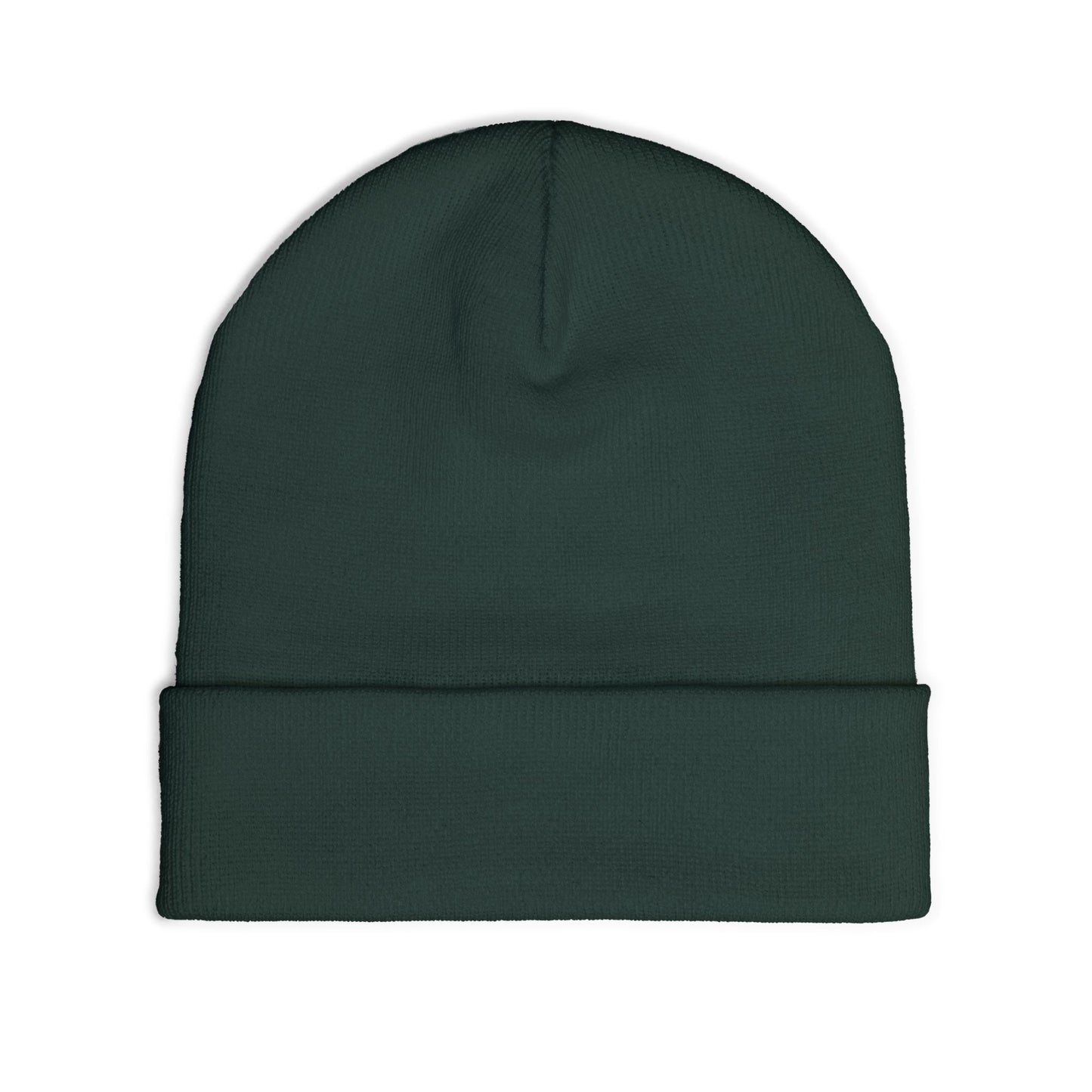 Embroidered Bearded Racc Knit Beanie — Bearded Racc Co Branded Winter Hat