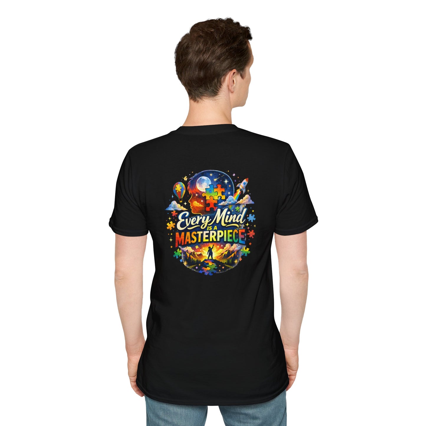 Autism Awareness T-Shirt — "Every Piece Matters" (Bearded Racc Co)