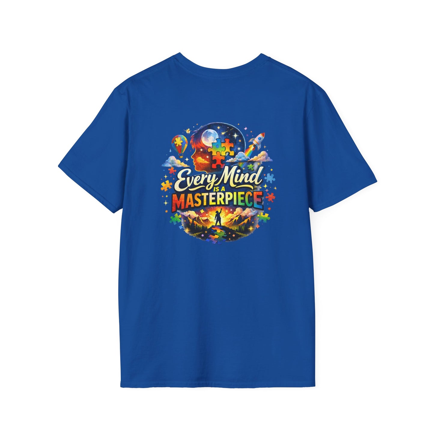 Autism Awareness T-Shirt — "Every Piece Matters" (Bearded Racc Co)