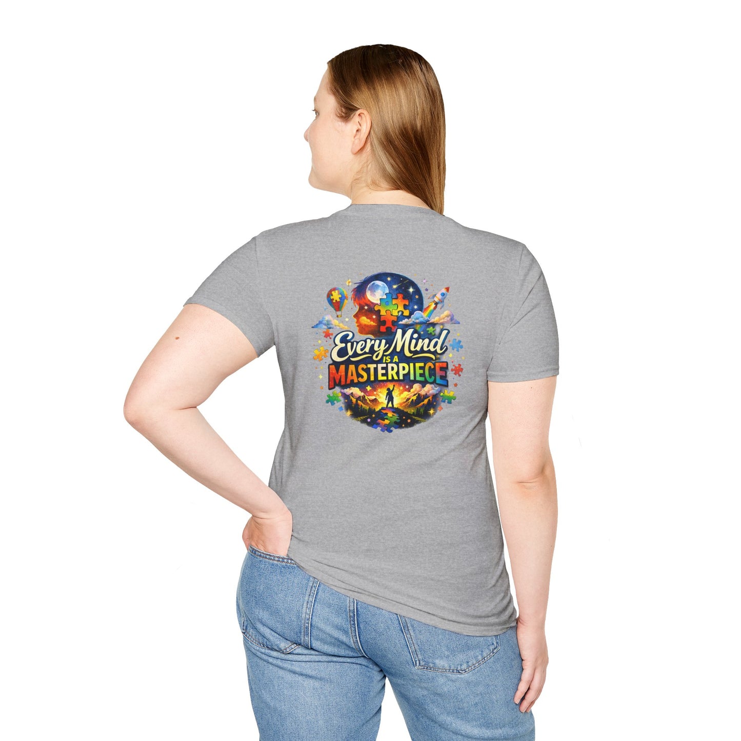 Autism Awareness T-Shirt — "Every Piece Matters" (Bearded Racc Co)