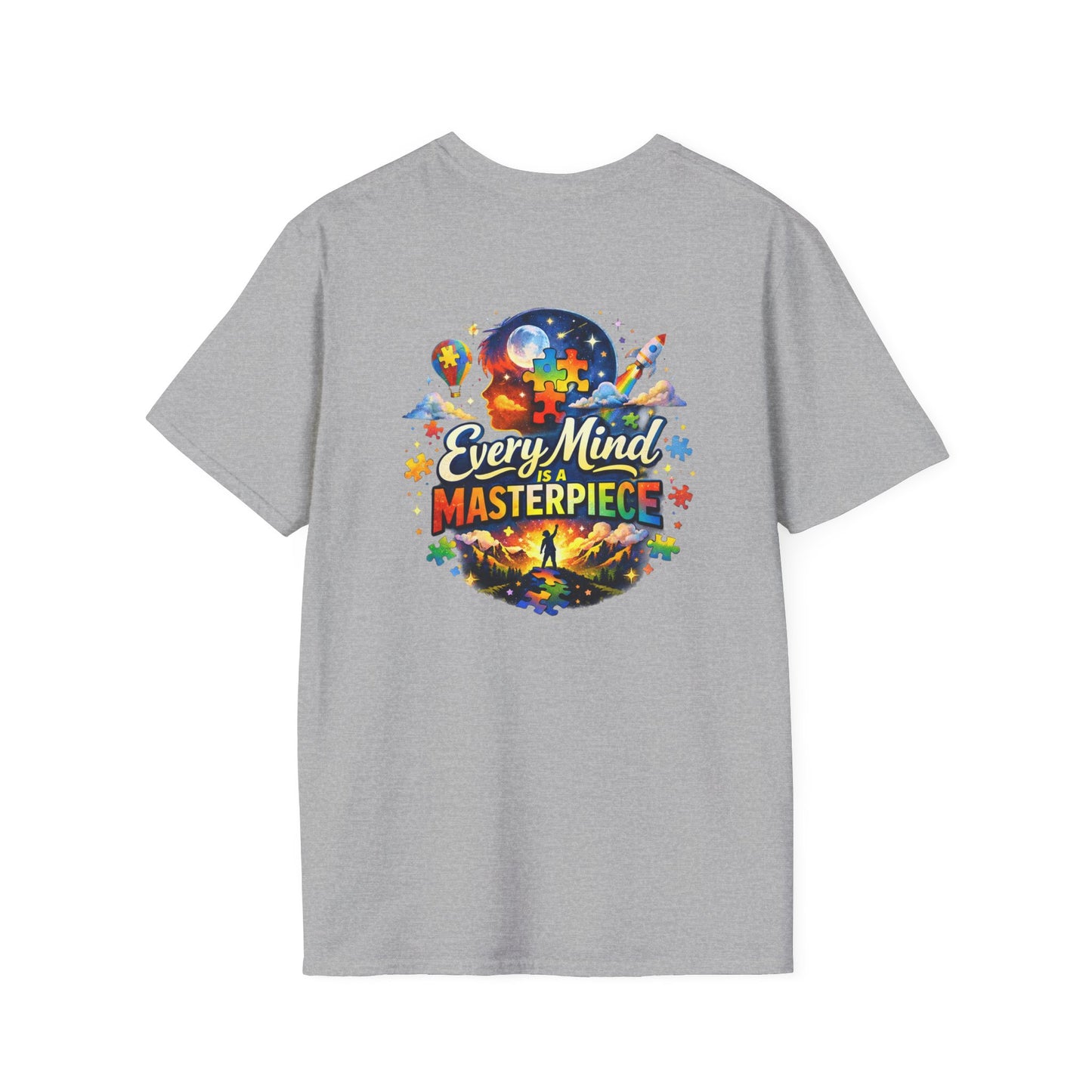 Autism Awareness T-Shirt — "Every Piece Matters" (Bearded Racc Co)