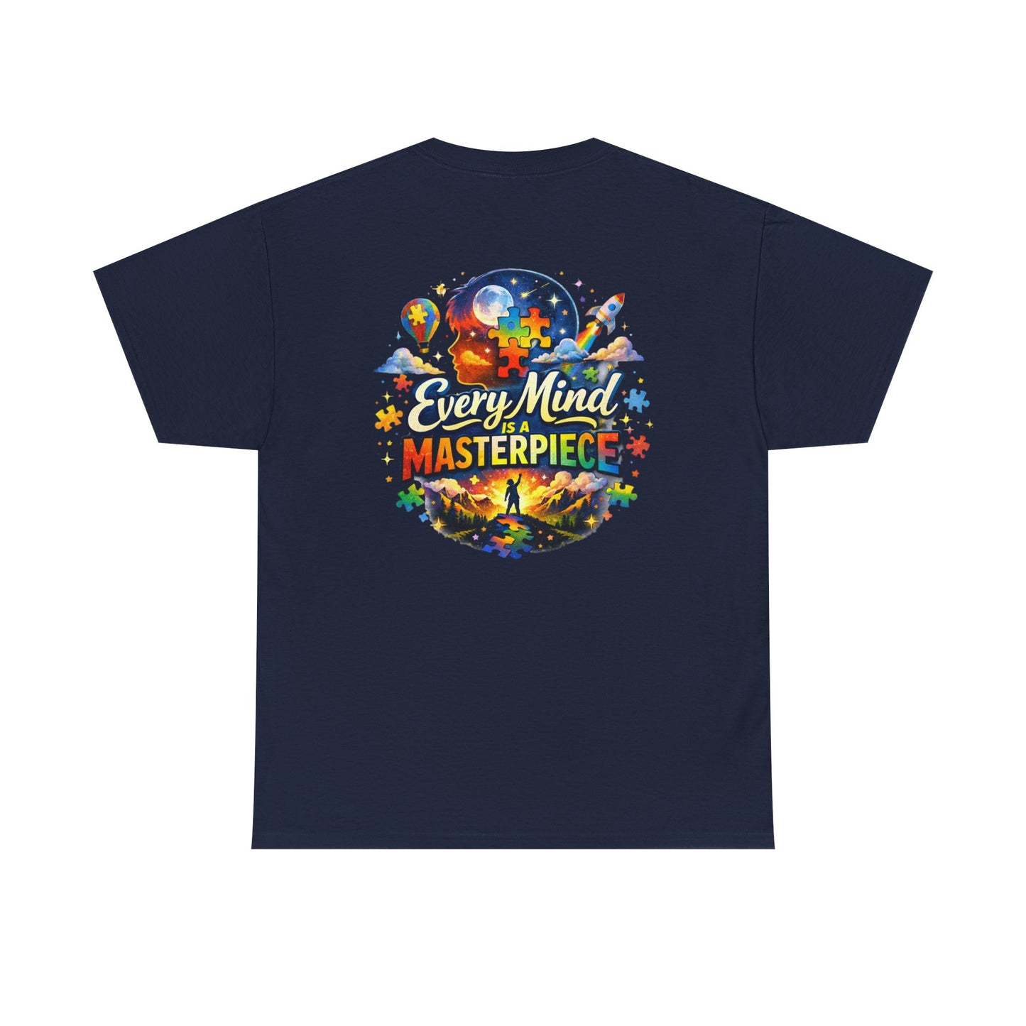 Autism Awareness T-Shirt - "Every Piece Matters" (Bearded Racc Co) Extended Sizes