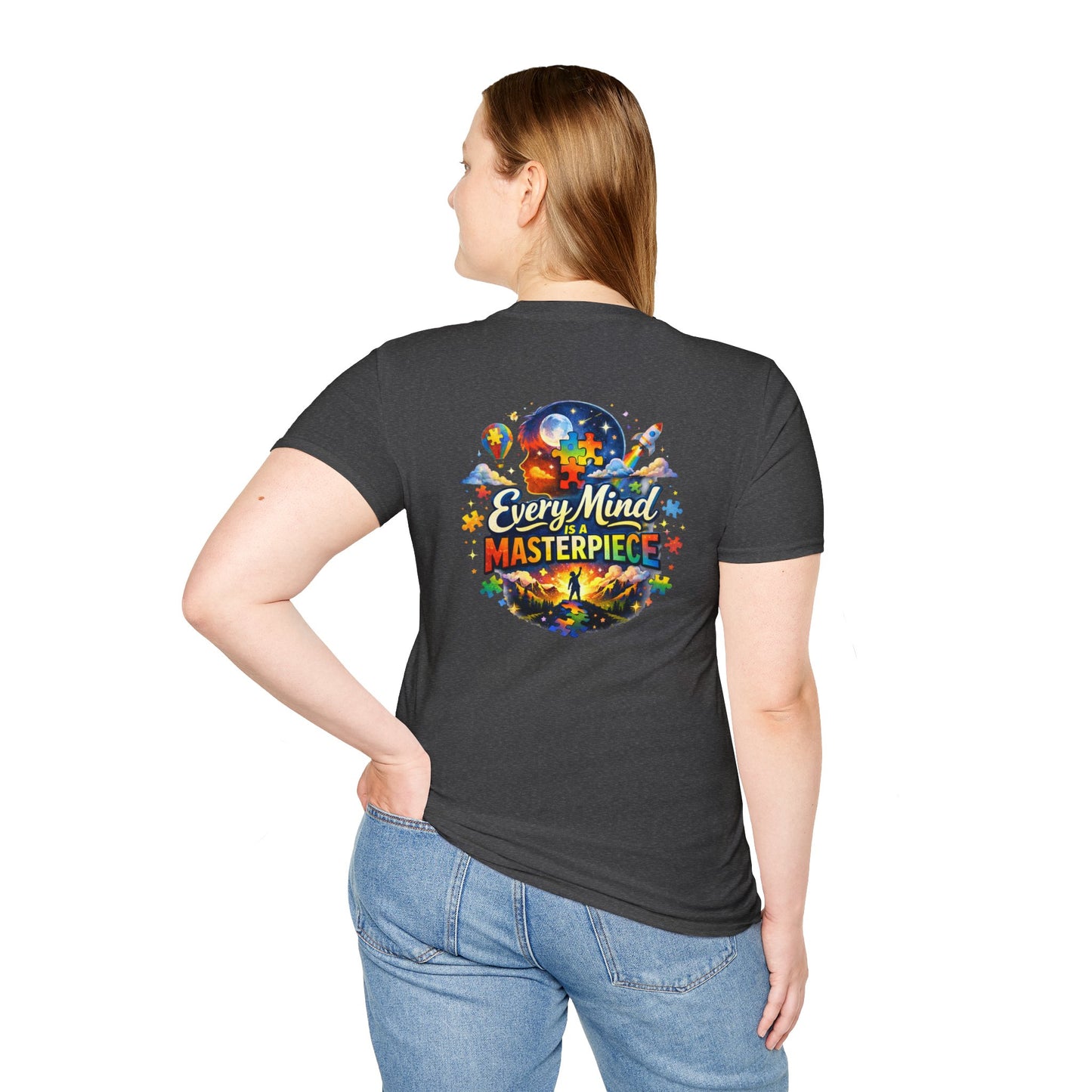 Autism Awareness T-Shirt — "Every Piece Matters" (Bearded Racc Co)