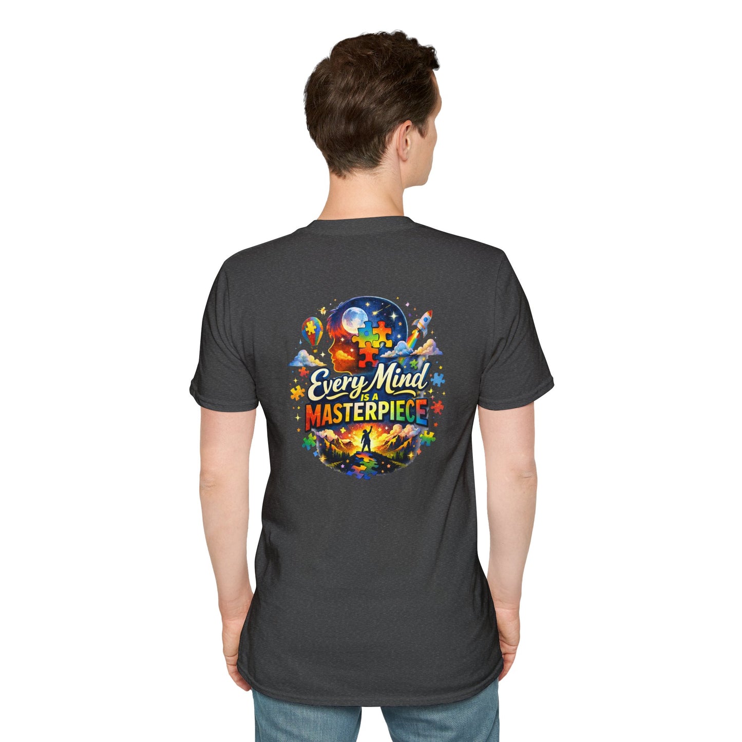 Autism Awareness T-Shirt — "Every Piece Matters" (Bearded Racc Co)