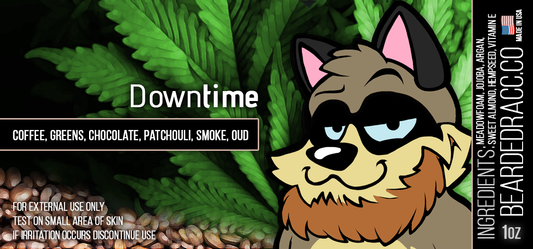 Downtime - Coffee, Greens, Chocolate, Patchouli, Smoke, Oud