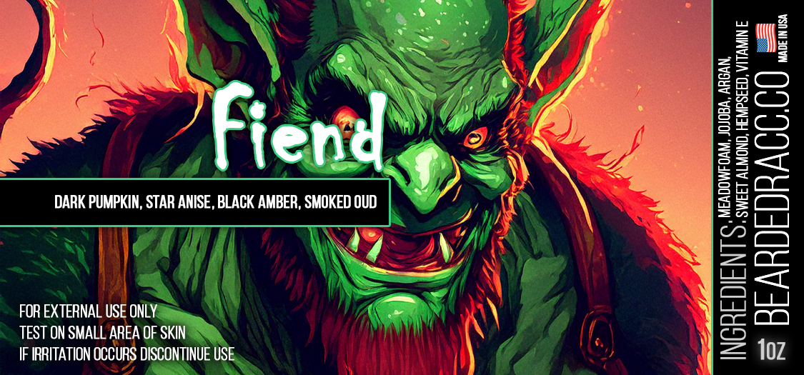 Fiend - Dark Pumpkin, Star Anise, Black Amber, Smoked Oud