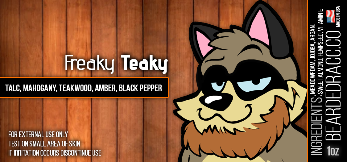 Freaky Teaky - Talc, Mahogany, Teakwood, Amber, Black Pepper