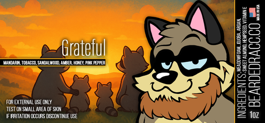 Grateful - Mandarin, Tobacco, Sandalwood, Amber, Honey, Pink Pepper