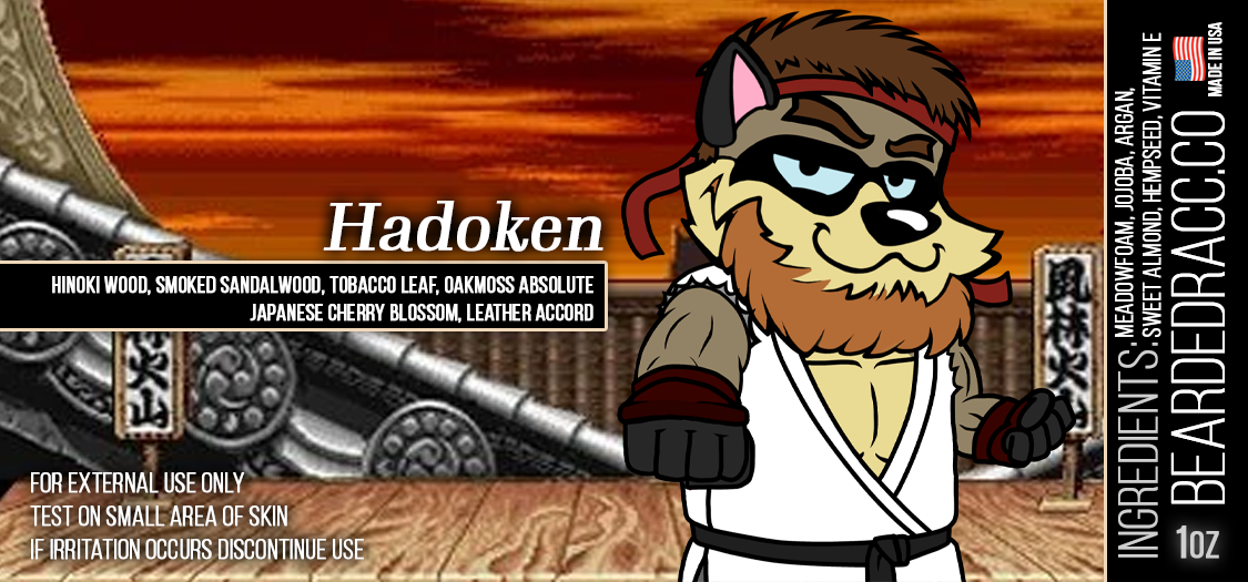 Hadoken - Hinoki Wood, Smoked Sandalwood, Tobacco Leaf, Oakmoss Absolute, Japanese Cherry Blossom, Leather Accord