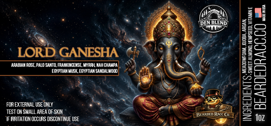 Lord Ganesha - Arabian Rose, Palo Santo, Frankincense, Myrrh, Nag Champa, Egyptian Musk, Egyptian Sandalwood