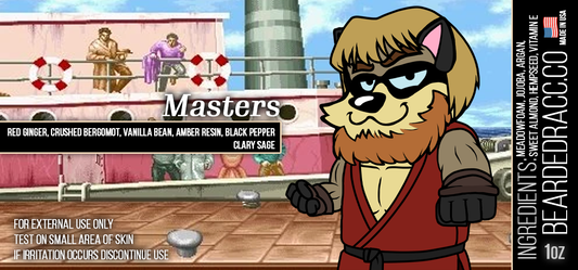 Masters - Red Ginger, Crushed Bergamot, Vanilla Bean, Amber Resin, Black Pepper, Clary Sage