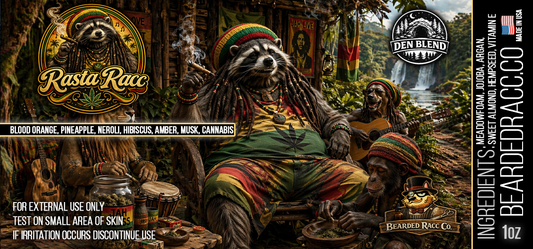 Rasta Racc - Blood Orange, Pineapple, Neroli, Hibiscus, Amber, Musk, Cannabis