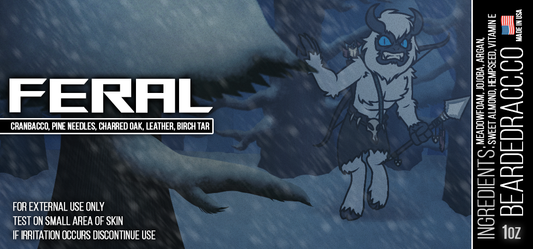 Feral - Cranbacco, Pine Needles, Charred Oak, Leather, Birch Tar