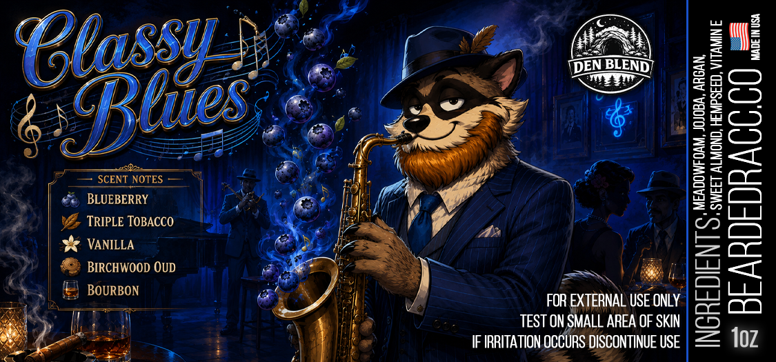 Classy Blues - Blueberry, Triple Tobacco, Vanilla, Birchwood Oud, Bourbon