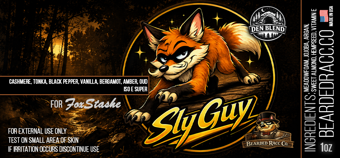 Sly Guy - Cashmere, Tonka, Black Pepper, Vanilla, Bergamot, Amber, Oud, Iso E Super