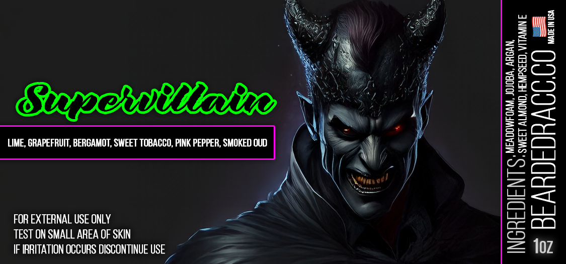 Supervillain - Lime, Grapefruit, Bergamot, Sweet Tobacco, Pink Pepper, Smoked Oud