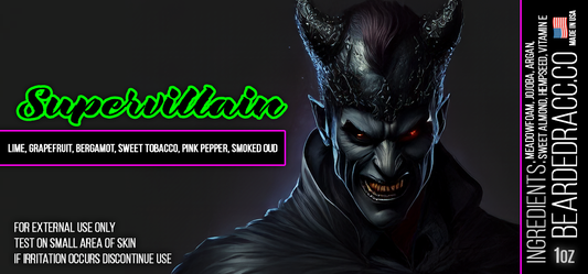 Supervillain - Lime, Grapefruit, Bergamot, Sweet Tobacco, Pink Pepper, Smoked Oud